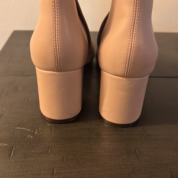 Cream faux leather booties H&M NWOT - Picture 3 of 7